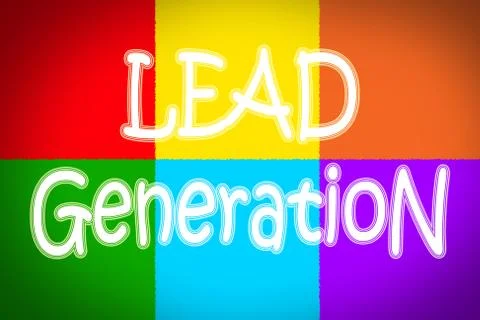 Lead generation concept Stock Illustration