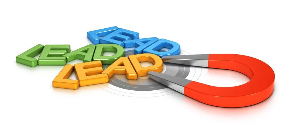 Lead Generation Stock Illustration