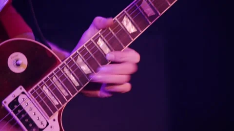 Lead guitar solo 스톡 동영상 45590936