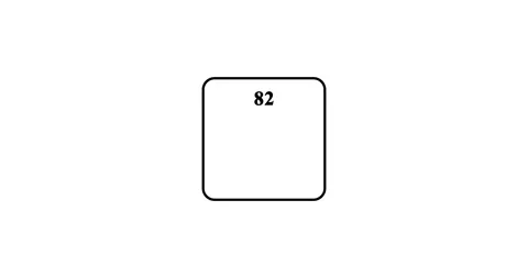 Lead icon animation. 82 Pb Lead Stock Footage 232164131