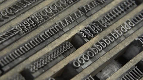 Lead letters and shadow Stock Footage 59185000