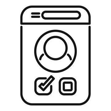 Lead new candidate icon outline vector. Work man team Stock Illustration