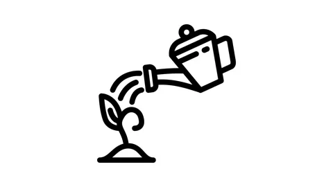 Lead nurturing business process line icon animation Stock Footage 326754866