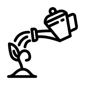 Lead nurturing business process line icon vector illustration 스톡 일러스트