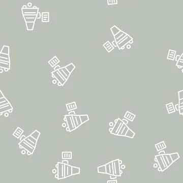 Lead qualification line vector seamless pattern Illustrazione stock