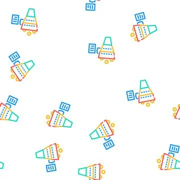 Lead qualification vector seamless pattern 스톡 일러스트