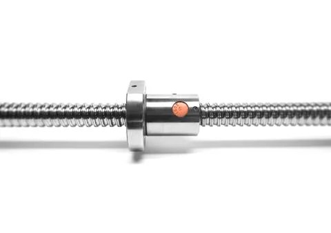 Lead screw with nut Foto stock