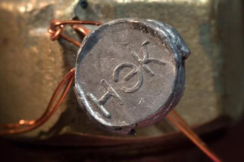 Lead seal 写真素材