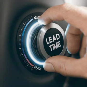 Lead Time Reduction Concept Stock Illustration