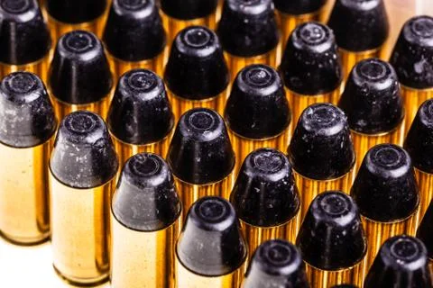 Lead tipped bullets Stock Photos