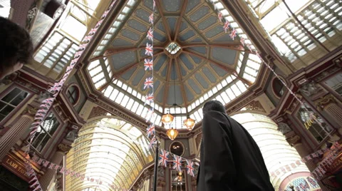 Leadenhall Market 1 Stock Footage 39806472