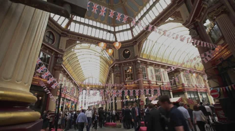 Leadenhall Market 2 Stock Footage 39806426