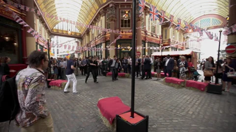 Leadenhall Market 3 Stock Footage 39806315