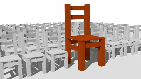 Leader chair Stock Footage 10772219