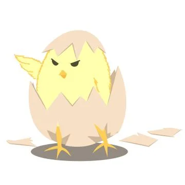 Leader-Chick Stock Illustration