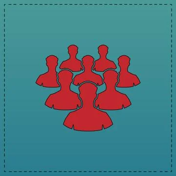 Leader computer symbol Stock Illustration