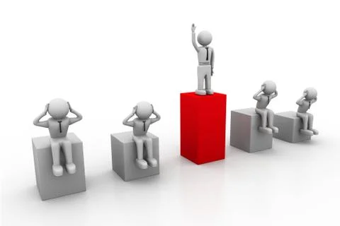 Leader concept Stock Illustration