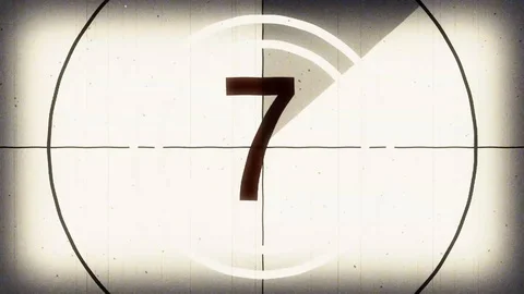 Leader Countdown Video Motion Graphics Animation Background Loop Stock Footage 94877243