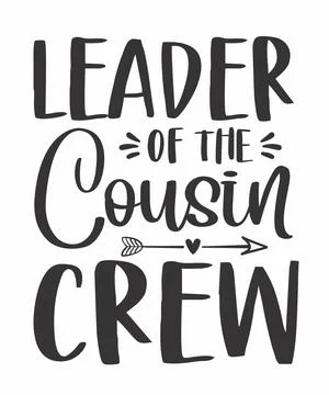 Leader Of The Cousin Crew Stock Illustration