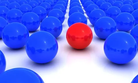 Leader of group Stock Illustration