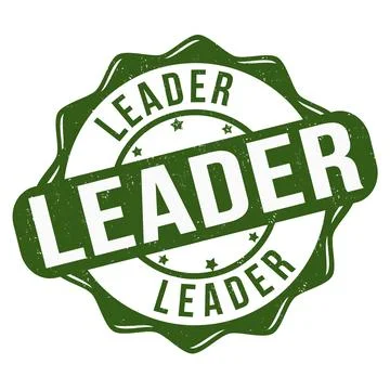 Leader grunge rubber stamp Stock Illustration