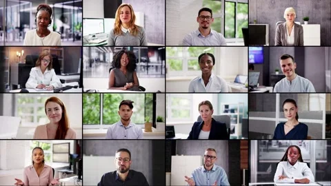 Leader Guides Multicultural Business Team Stock Footage 328406593