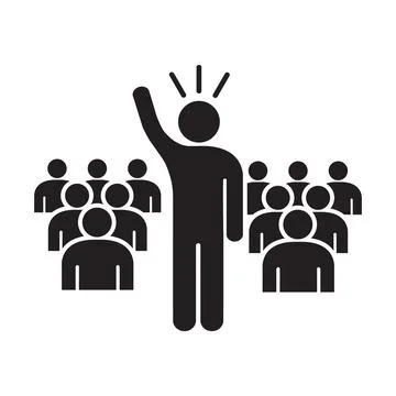 Leader icon vector for your web site design, logo, app, UI. illustration Stock-Illustration