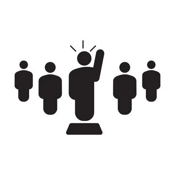 Leader icon vector for your web site design, logo, app, UI. illustration Stock Illustration