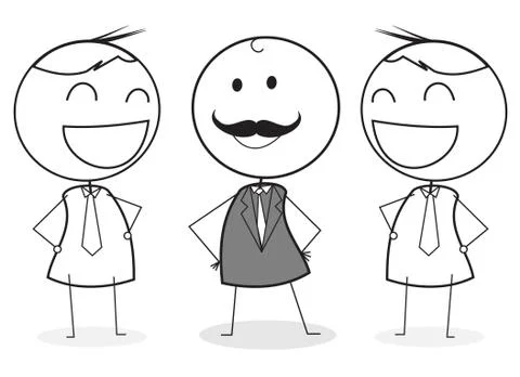 The leader Stock Illustration