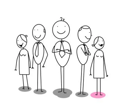 The leader Stock Illustration