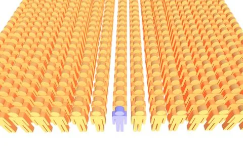 Leader Stock Illustration