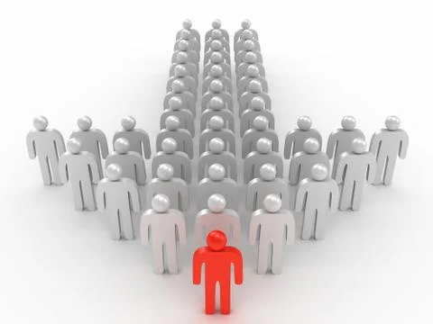 Leader Stock Illustration