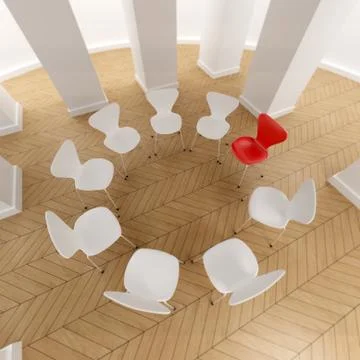 The leader Stock Illustration