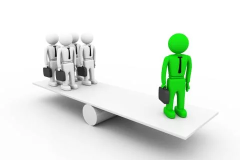 Leader Stock Illustration