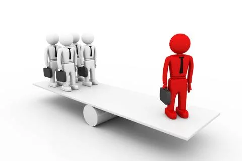 Leader Illustrazione stock