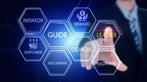 LEADER Illustrazione stock