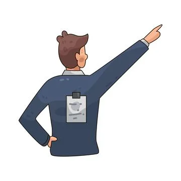 Leader illustration 스톡 일러스트