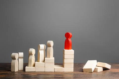 The leader makes it impossible to overthrow him and replace. Lack of a soci.. Stock Photos