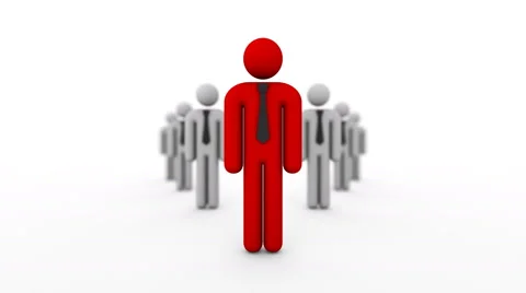 Leader Moves Forward Stock Footage 67093279