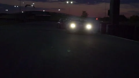 The leader of the race Stock Footage 137764340