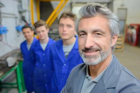 A leader of the team Stock Photos