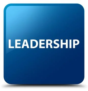 Leadership blue square button イラスト素材