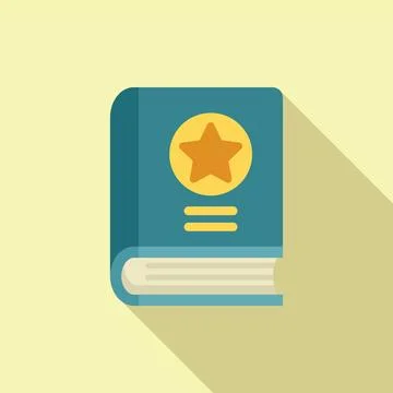 Leadership book icon flat vector. Lecture training Stock Illustration