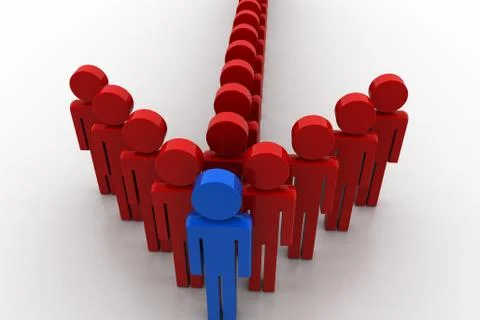 Leadership concept Free Stock Illustration