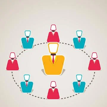 Leadership concept vector Stock Illustration