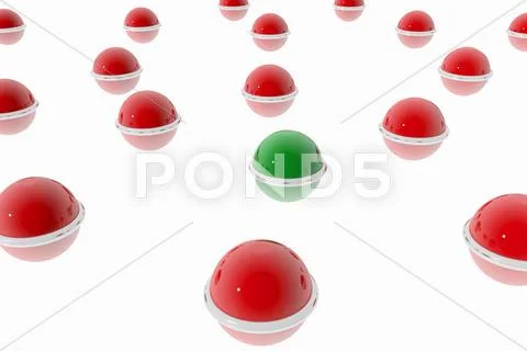 Leadership in global network Stock Illustration