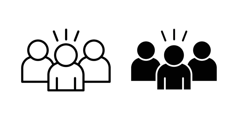 Leadership icon set, collection of vector icons Stock Illustration