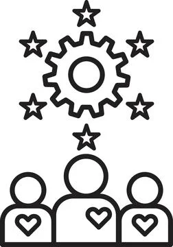 Leadership icon vector Stock Illustration