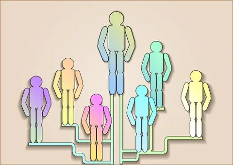 Leadership. Stock Illustration
