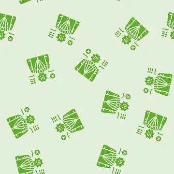 Leadership issues glyph seamless pattern 스톡 일러스트